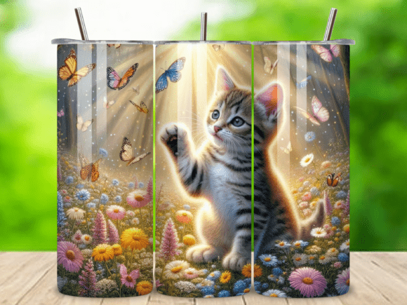 3D Tabby Cat Lover: A Cute Pet Owner Design